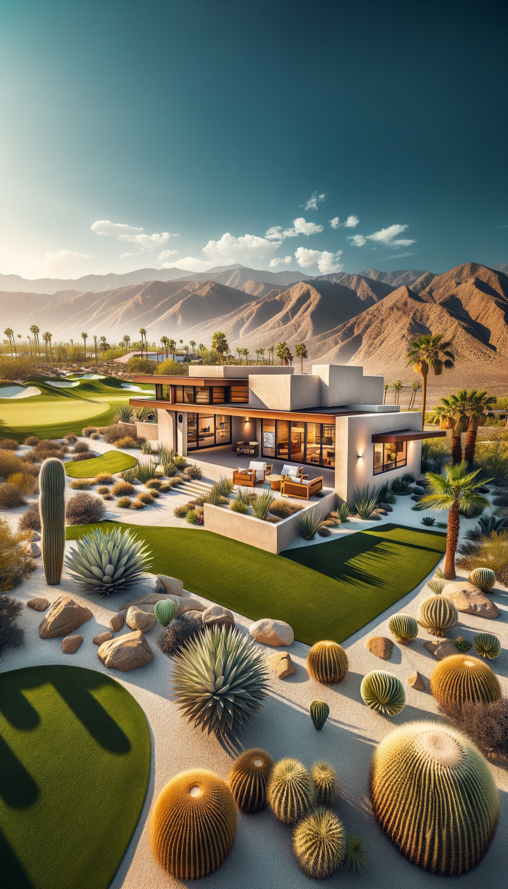 Golf community midday